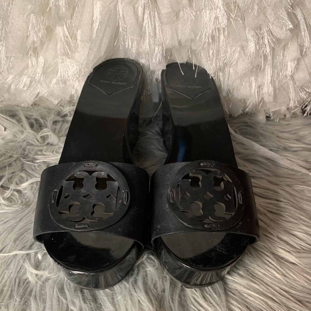 Tory Burch Miller Platform/Wedge/Slides